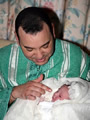 Mohammed VI. se synem Hassanem