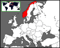 Poloha Norska
