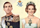 Konstantinos II. a Anne-Marie