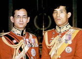 Bhumibol a Maha Vajiralongkorn